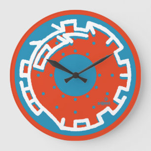 RELOJ REDONDO GRANDE LOVE ARTKLOCK USA/EEUU HAND STYLE BY MASANSER
