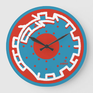 RELOJ REDONDO GRANDE LOVE ARTKLOCK USA/EEUU HAND STYLE BY MASANSER