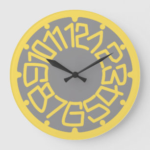 Reloj Redondo Grande Love COLORS AND GRAYS by Masanser