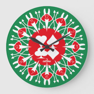 RELOJ REDONDO GRANDE LOVE DEC POKER DECORATIVE BY MASANSER