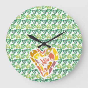 RELOJ REDONDO GRANDE LOVE FACTORY HEARTS BY MASANSER 