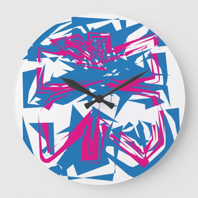Reloj Redondo Grande LOVE GEOMESKY ANIMALS butterfly BY MASANSER (Anverso)