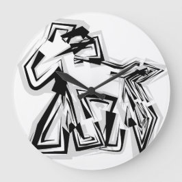 Reloj Redondo Grande LOVE GEOMESKY ANIMALS horse BY MASANSER