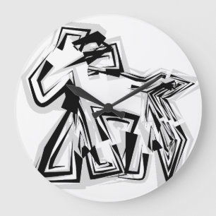 Reloj Redondo Grande LOVE GEOMESKY ANIMALS horse BY MASANSER