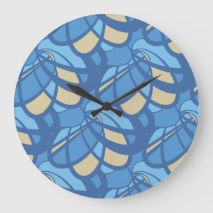 Reloj Redondo Grande Love Geomesky CUENCA por Masanser Pixelat