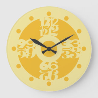 RELOJ REDONDO GRANDE LOVE GOLD RUSH COLORS BY MASANSER PIXELAT