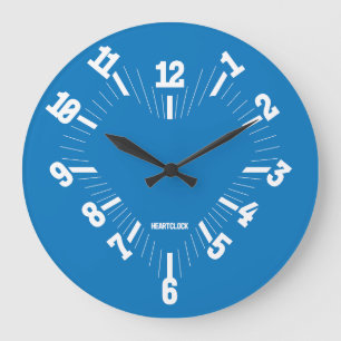 Reloj Redondo Grande Love HEART TIME BY MASANSER PIXELAT