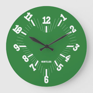 Reloj Redondo Grande Love HEART TIME BY MASANSER PIXELAT
