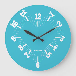 Reloj Redondo Grande Love HEART TIME BY MASANSER PIXELAT