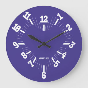 RELOJ REDONDO GRANDE LOVE HEART TIME CLOCK PIXELAT MASANSER DAY VALENTI