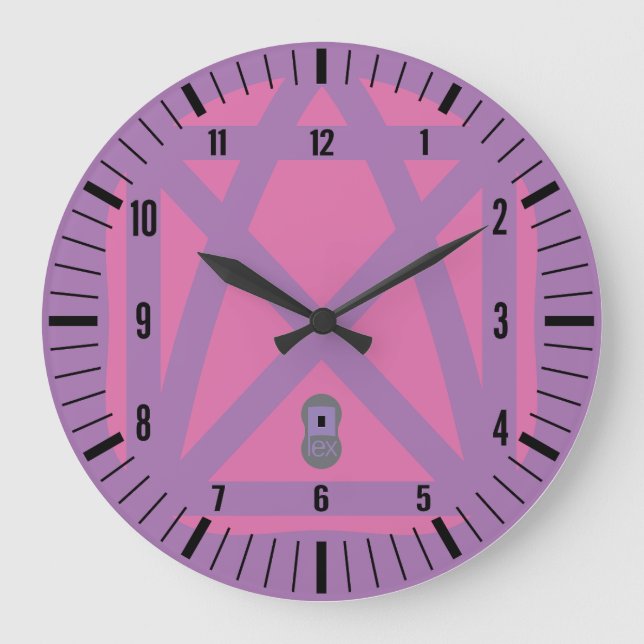 RELOJ REDONDO GRANDE LOVE LEX PSTAN BY MASANSER PIXELAT (Anverso)