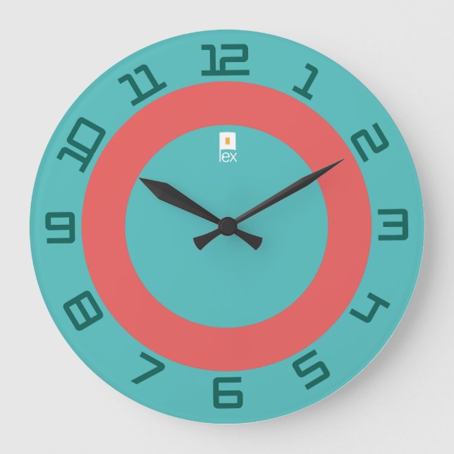 RELOJ REDONDO GRANDE LOVE LEX REDREEN BY MASANSER (Anverso)