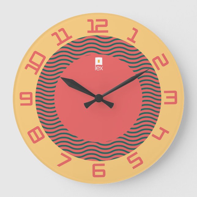 RELOJ REDONDO GRANDE LOVE LEX REDREEN BY MASANSER (Anverso)
