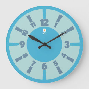 RELOJ REDONDO GRANDE LOVE LEX RELAXING BY MASANSER PIXELAT