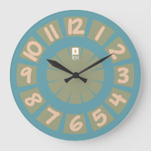 RELOJ REDONDO GRANDE LOVE LEX REVIVAL BY MASANSER PIXELAT