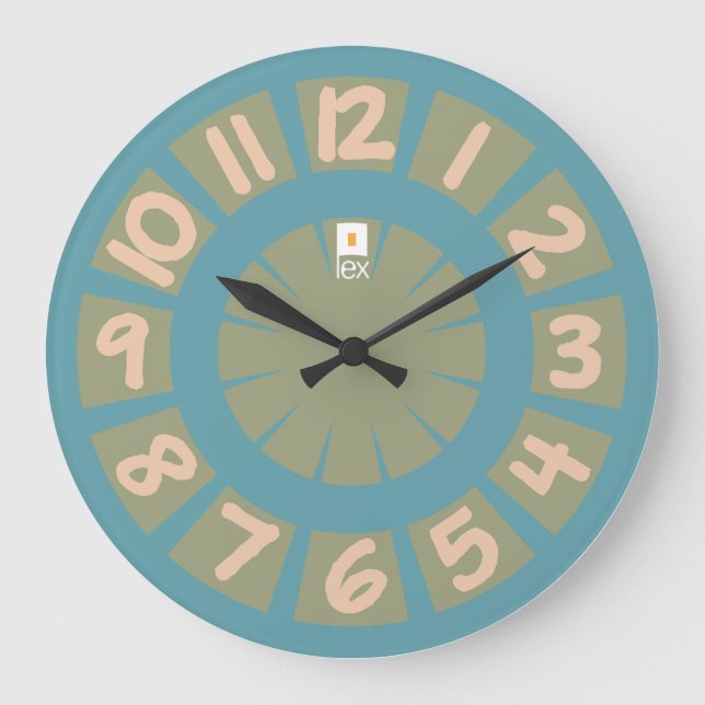 RELOJ REDONDO GRANDE LOVE LEX REVIVAL BY MASANSER PIXELAT (Anverso)