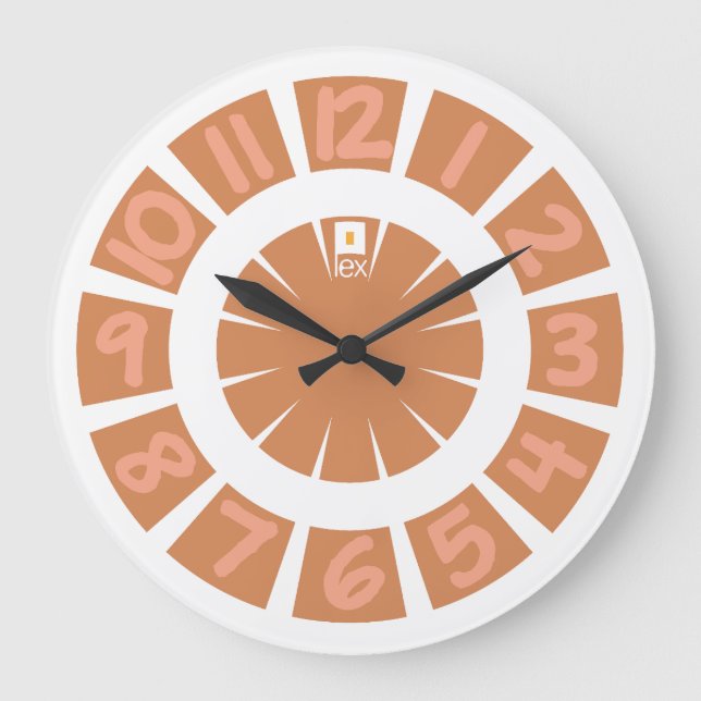 RELOJ REDONDO GRANDE LOVE LEX REVIVAL BY MASANSER PIXELAT (Anverso)