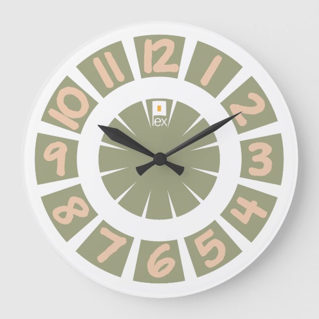 RELOJ REDONDO GRANDE LOVE LEX REVIVAL BY MASANSER PIXELAT (Anverso)