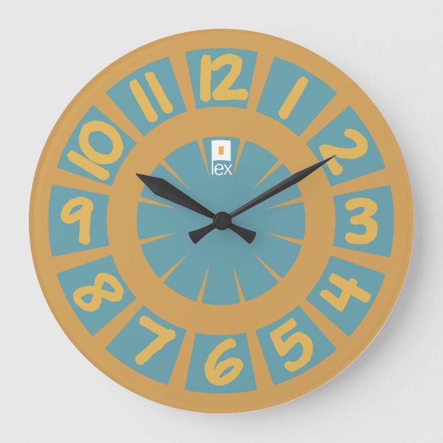 RELOJ REDONDO GRANDE LOVE LEX REVIVAL BY MASANSER PIXELAT (Anverso)