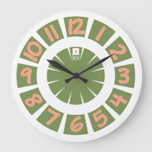 RELOJ REDONDO GRANDE LOVE LEX REVIVAL BY MASANSER PIXELAT