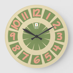 RELOJ REDONDO GRANDE LOVE LEX REVIVAL BY MASANSER PIXELAT