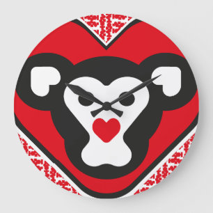 Reloj Redondo Grande LOVE MONKEY LOVE SPECIAL by Masanser