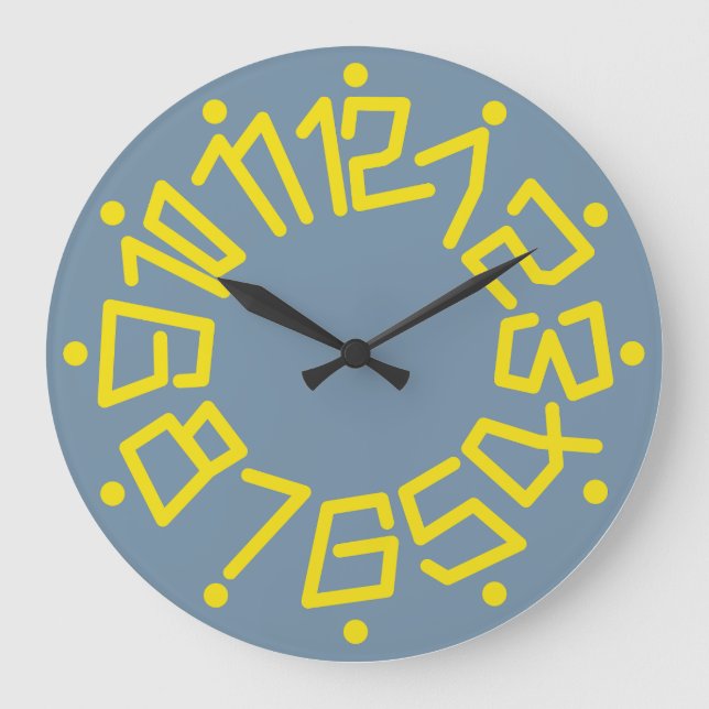 Reloj Redondo Grande Love ORIGINALS NUMBERS by Masanser (Anverso)