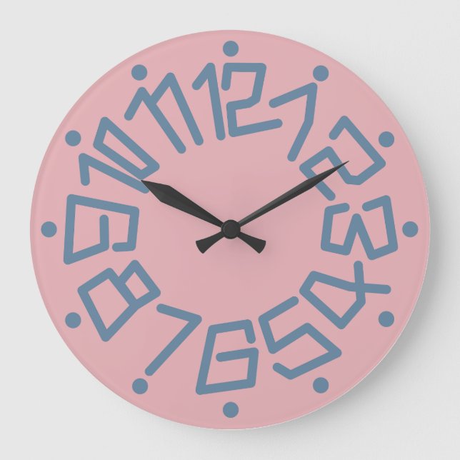 Reloj Redondo Grande Love ORIGINALS NUMBERS by Masanser (Anverso)