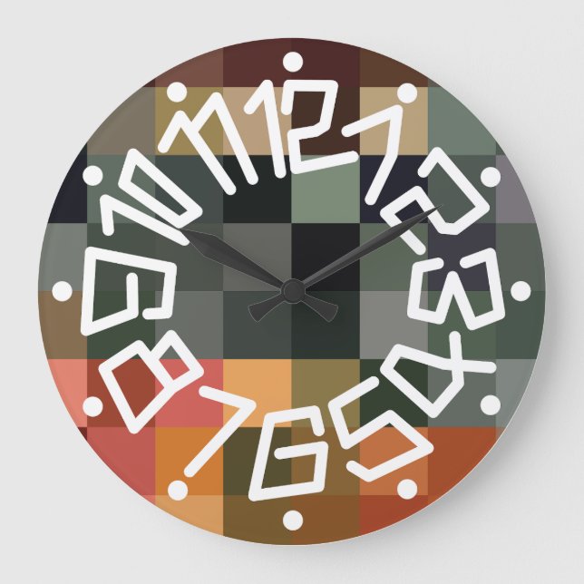 Reloj Redondo Grande Love ORIGINALS NUMBERS by Masanser (Anverso)