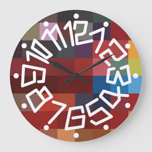 Reloj Redondo Grande Love ORIGINALS NUMBERS by Masanser (Anverso)