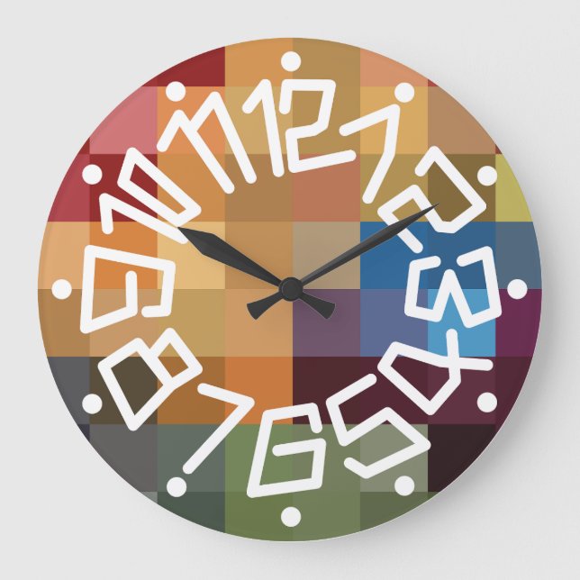 Reloj Redondo Grande Love ORIGINALS NUMBERS by Masanser (Anverso)