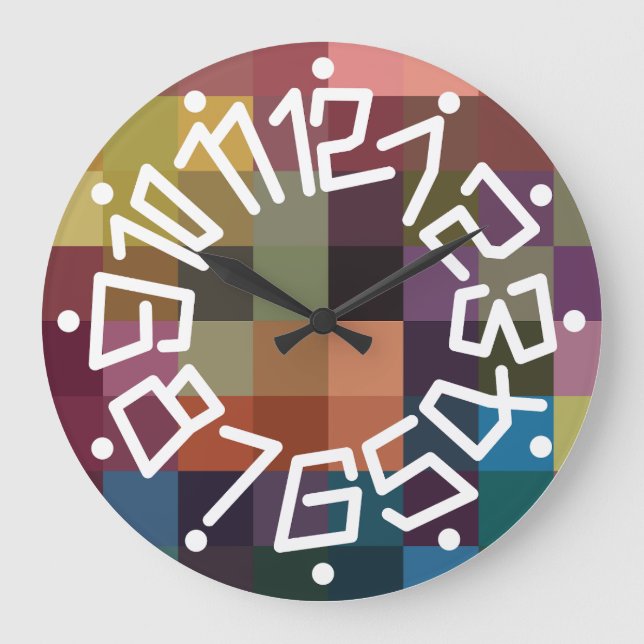 Reloj Redondo Grande Love ORIGINALS NUMBERS by Masanser (Anverso)