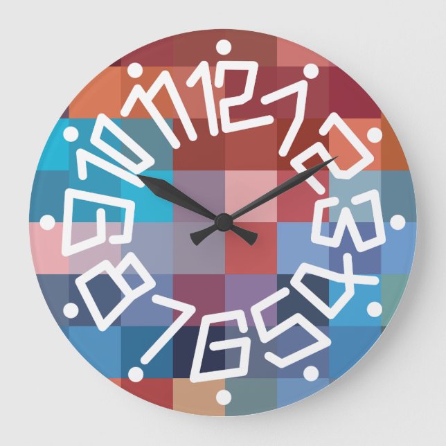 Reloj Redondo Grande Love ORIGINALS NUMBERS by Masanser (Anverso)