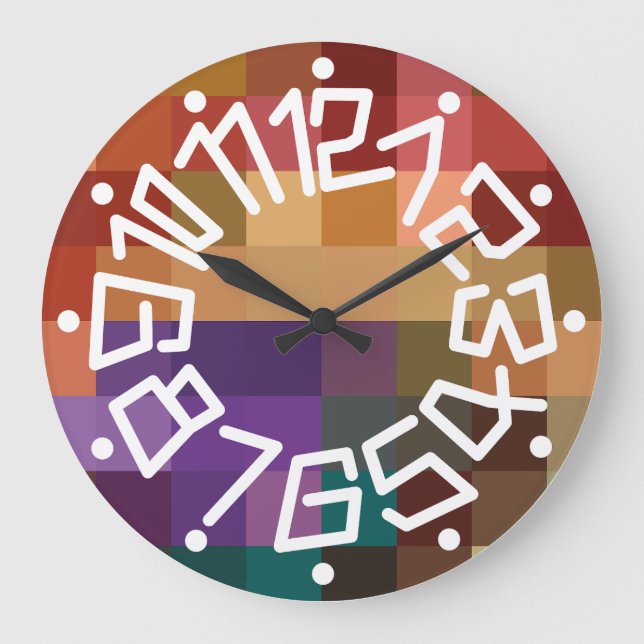 Reloj Redondo Grande Love ORIGINALS NUMBERS by Masanser (Anverso)