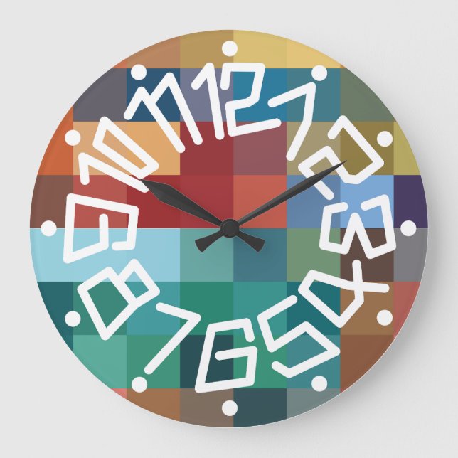 Reloj Redondo Grande Love ORIGINALS NUMBERS by Masanser (Anverso)