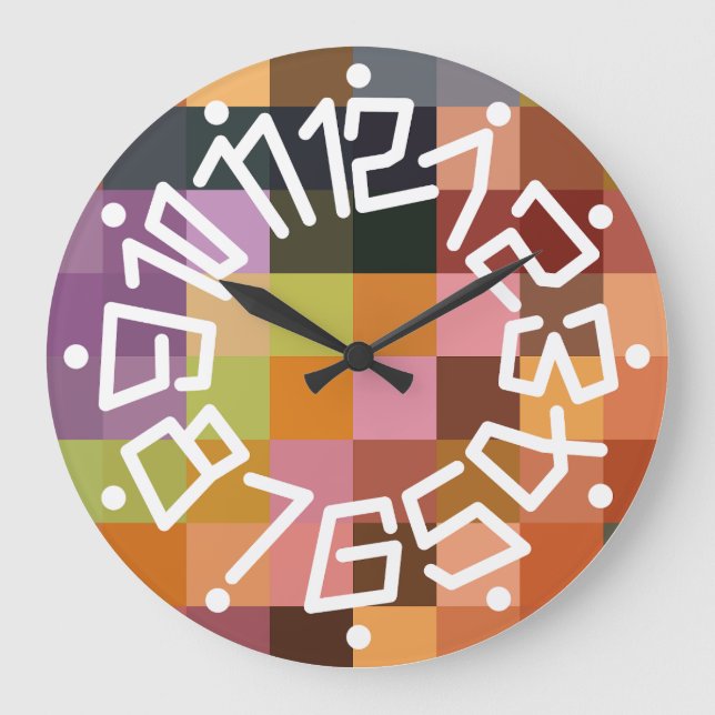 Reloj Redondo Grande Love ORIGINALS NUMBERS by Masanser (Anverso)