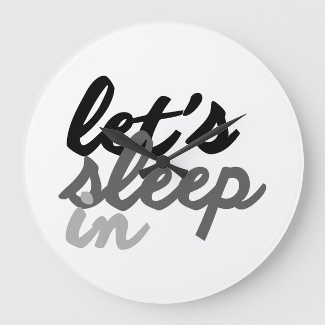 Reloj Redondo Grande Love Quotes VI (Anverso)