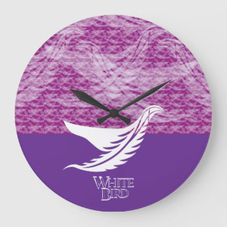 RELOJ REDONDO GRANDE LOVE WHITE BIRD BY MASANSER