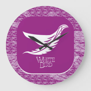 RELOJ REDONDO GRANDE LOVE WHITE BIRD BY MASANSER