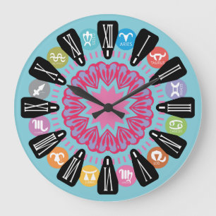 RELOJ REDONDO GRANDE LOVE ZODIAC CLASSIC HEART BY MASANSER