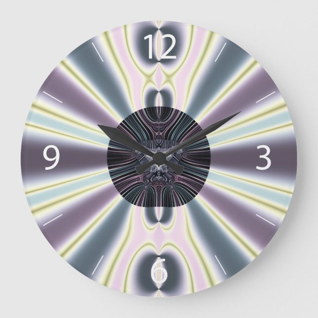 Reloj Redondo Grande Luces de Diamante (Anverso)