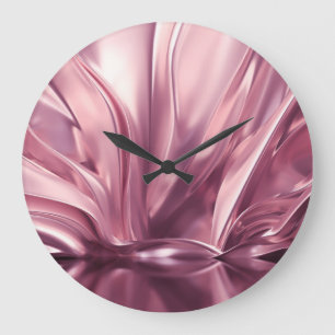 Reloj Redondo Grande Lujoso fondo de Ilustracion Golden 3D