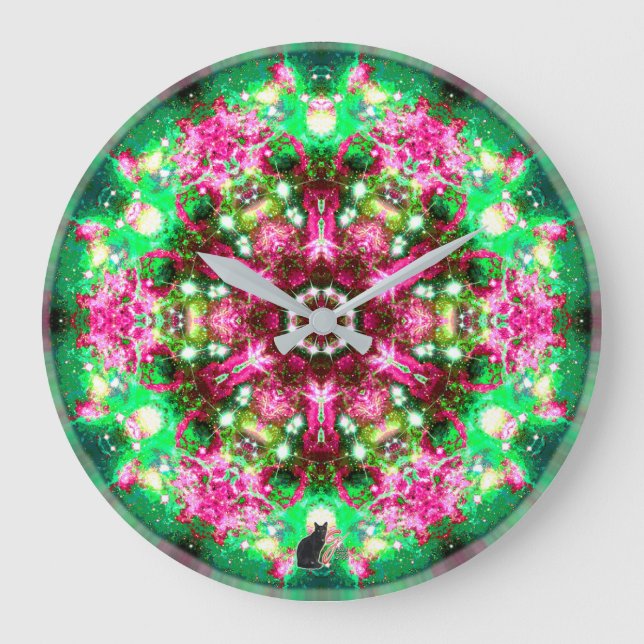 Reloj Redondo Grande Luminoso Stellar Kaleid (Anverso)