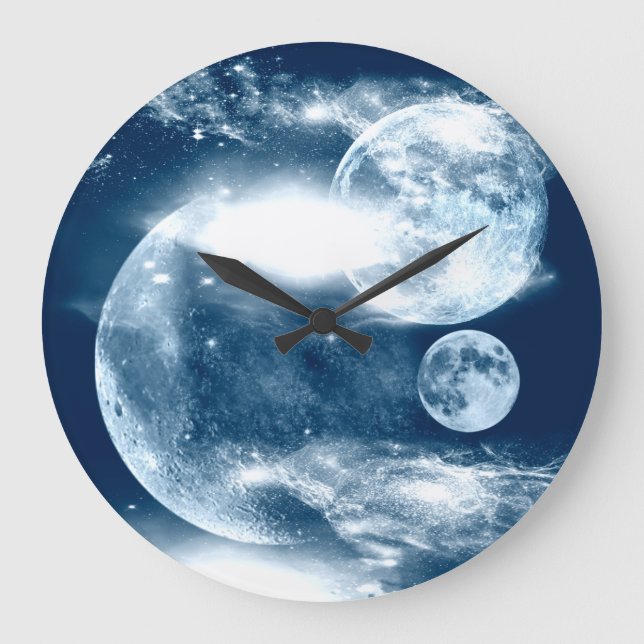 Reloj Redondo Grande Luna (Anverso)