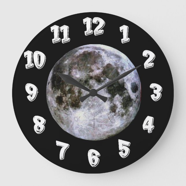 Reloj Redondo Grande Luna llena (Anverso)