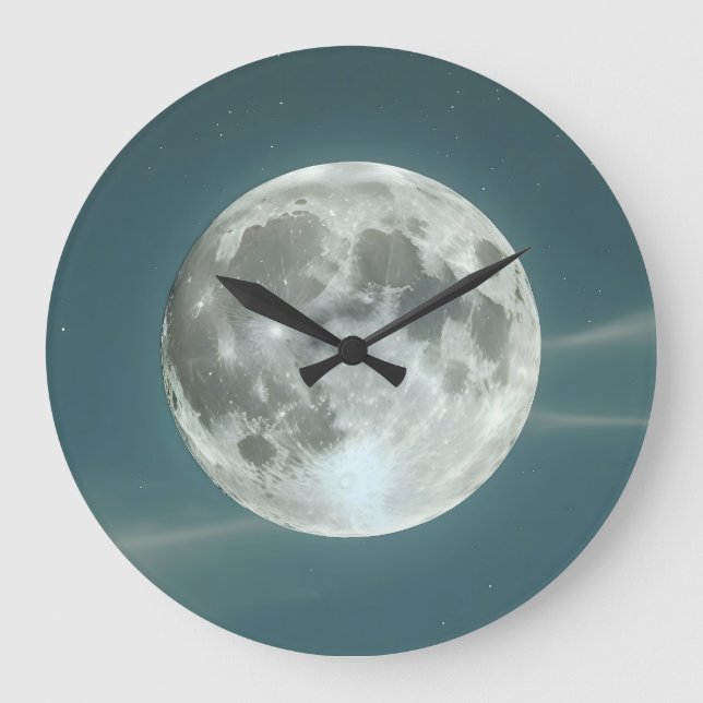 Reloj Redondo Grande Luna llena (Anverso)
