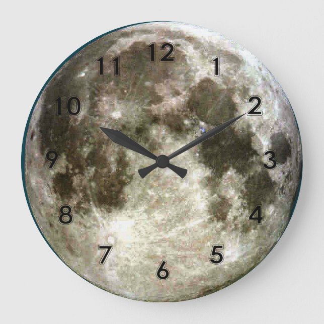 Reloj Redondo Grande Luna llena (Anverso)