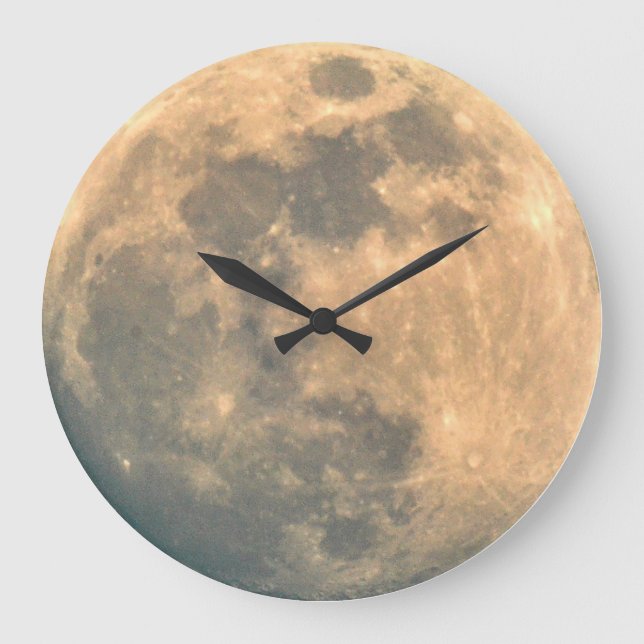 Reloj Redondo Grande Luna llena (Anverso)