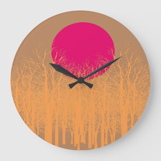 Reloj Redondo Grande Luna llena #2 (Anverso)