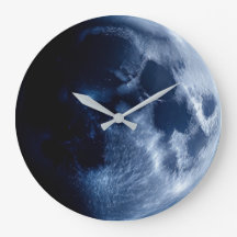 Luna Llena Azul Espacio Celestial Astronomía
